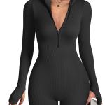 Acacia Long Sleeved Zipper Rompa